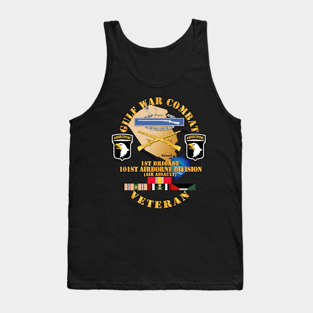 Gulf War Combat Infantry Vet w  101st ABN D SSI Tank Top by twix123844